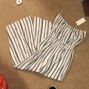 Strapless jumpsuit